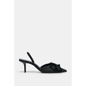 ZARA BOW SLINGBACK HEELS